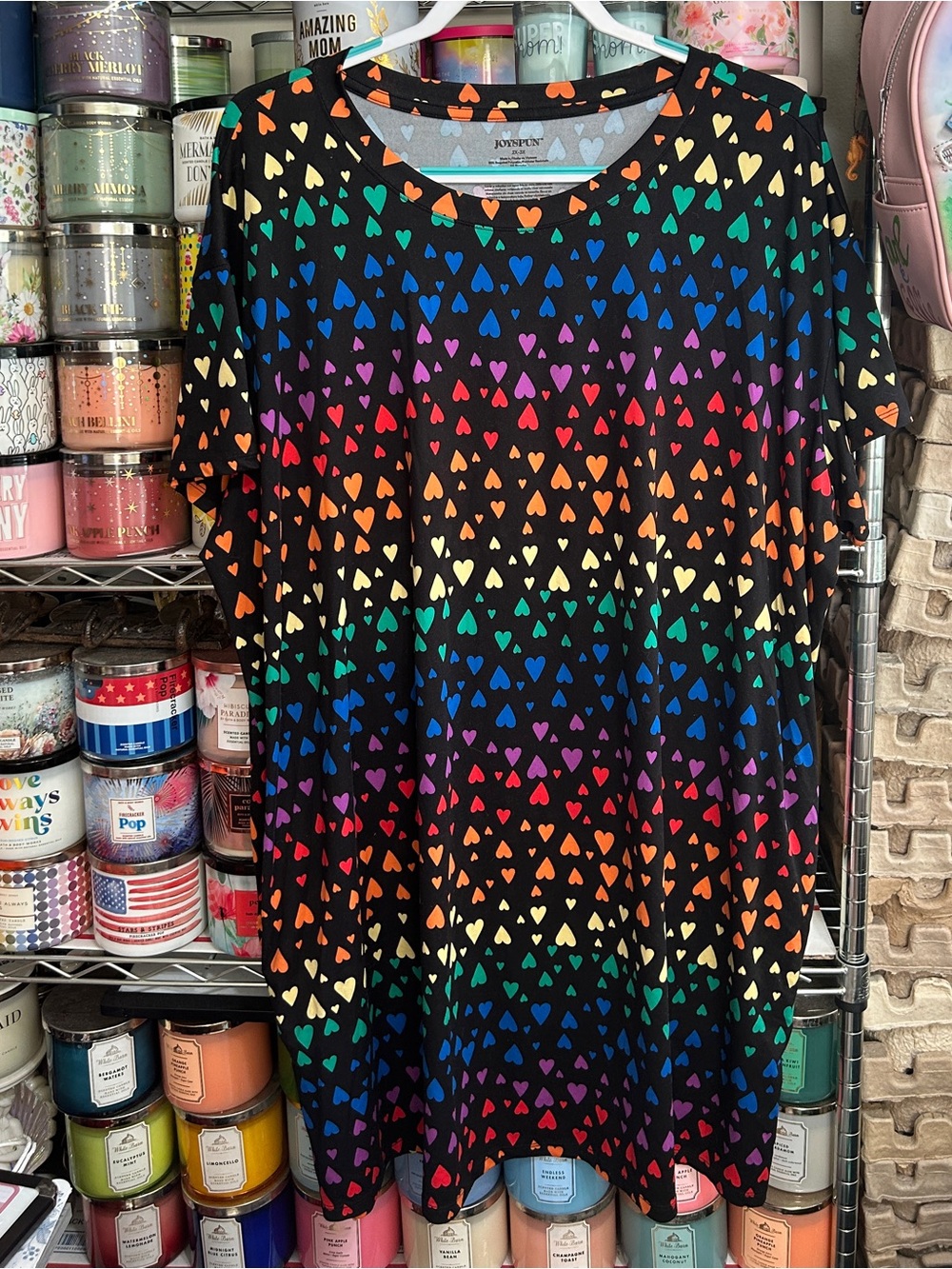 Rainbow Heart JoySpun Mumu PJ